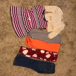 Lot of 6 Girls mix items 3T